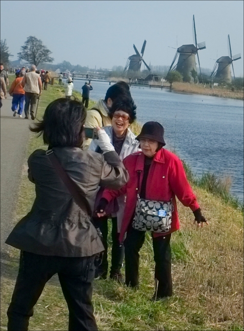 Picture Taking At Kinderdijk
